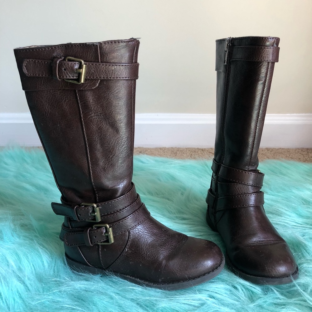 Kenneth Cole toddler girl riding boots